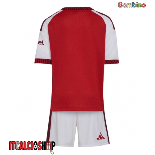 Arsenal Prima Maglia Bambino 2026-27 Manica Corta (+ Pantaloni corti)